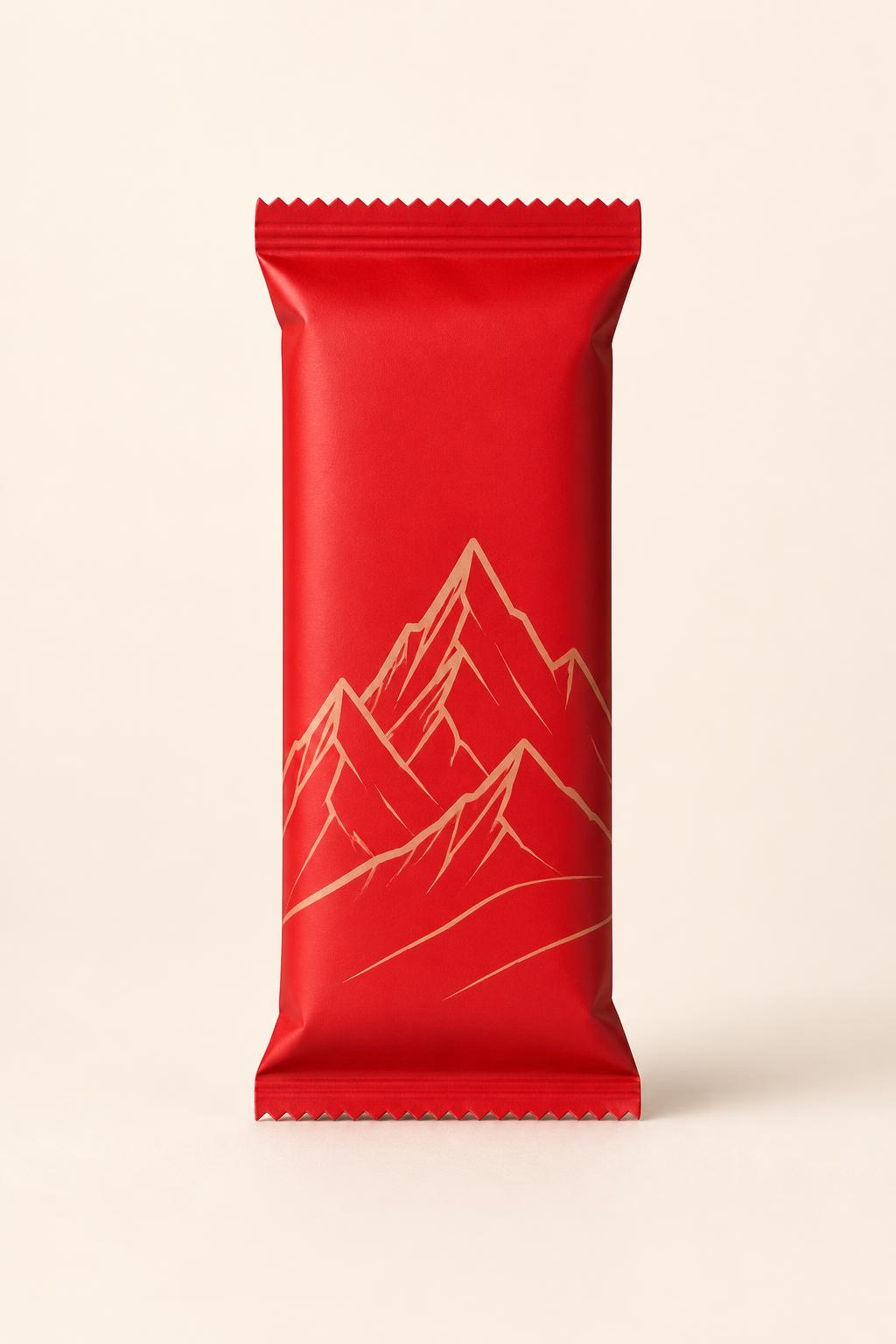 KYAK Ridge Bar in a red wrapper